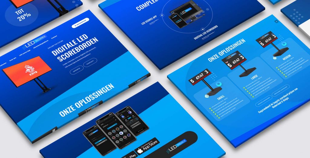 one page website laten maken