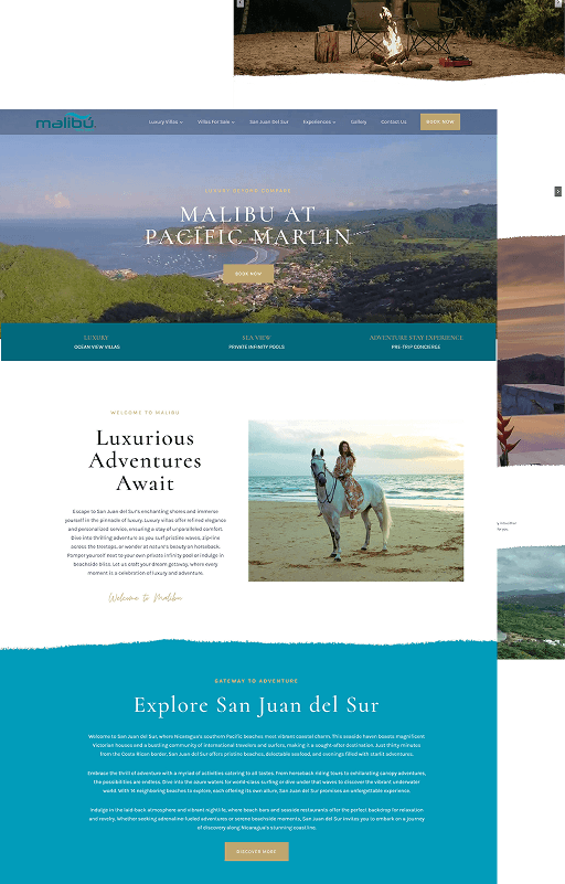 Website voor vakantieverhuur