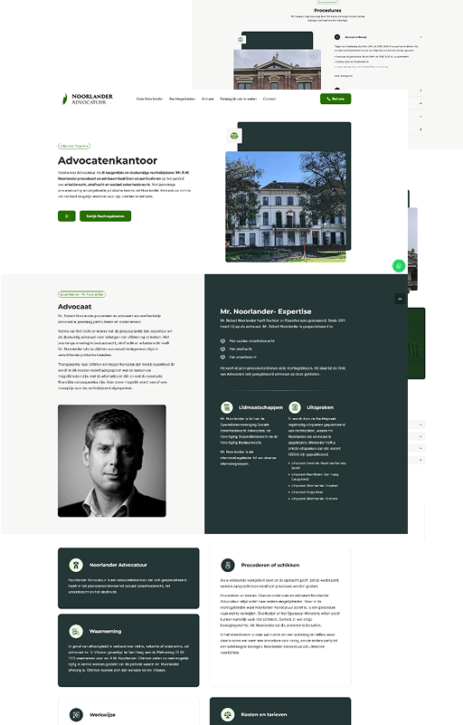 Website voor advocaten
